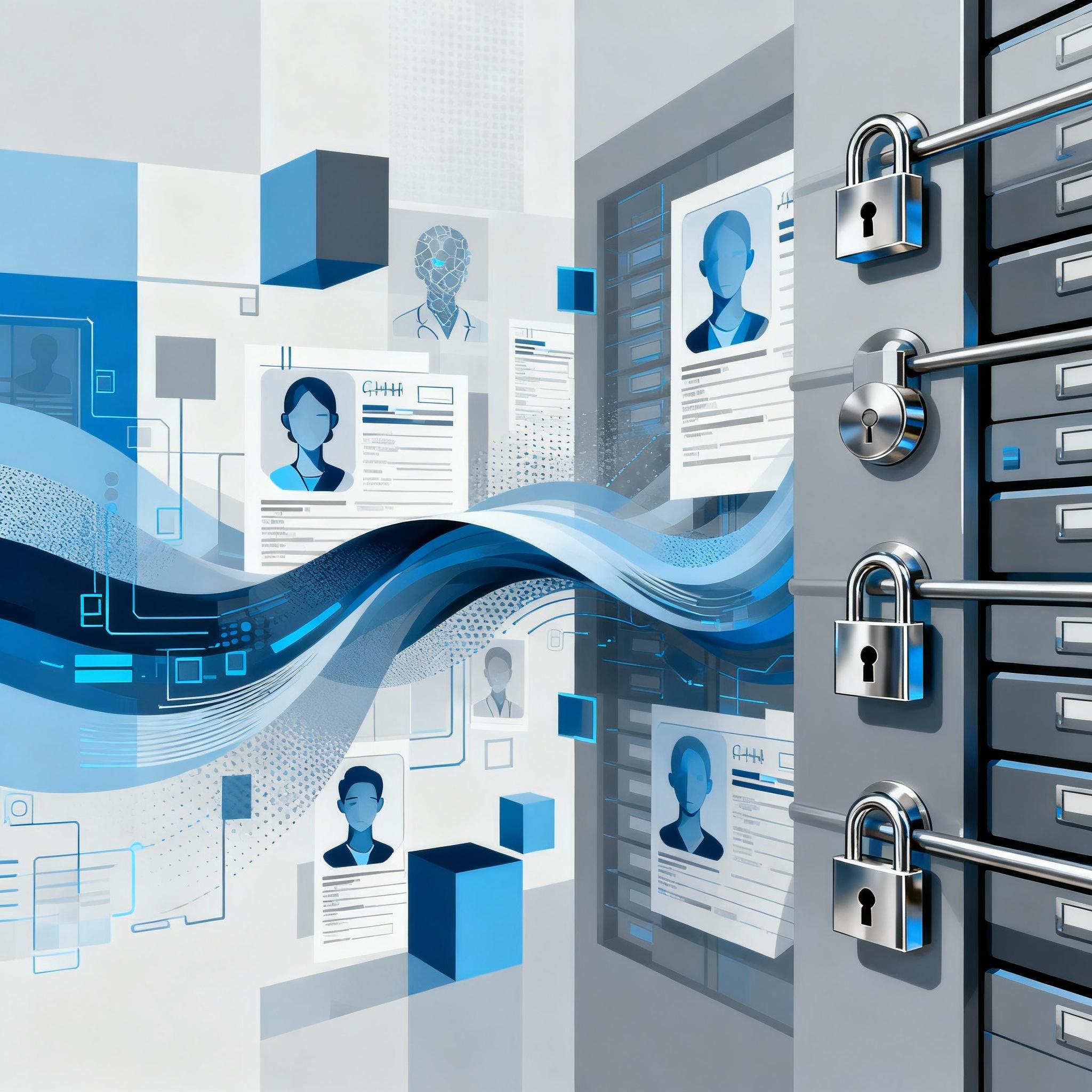 Abstract healthcare data stream turning into synthetic patient records