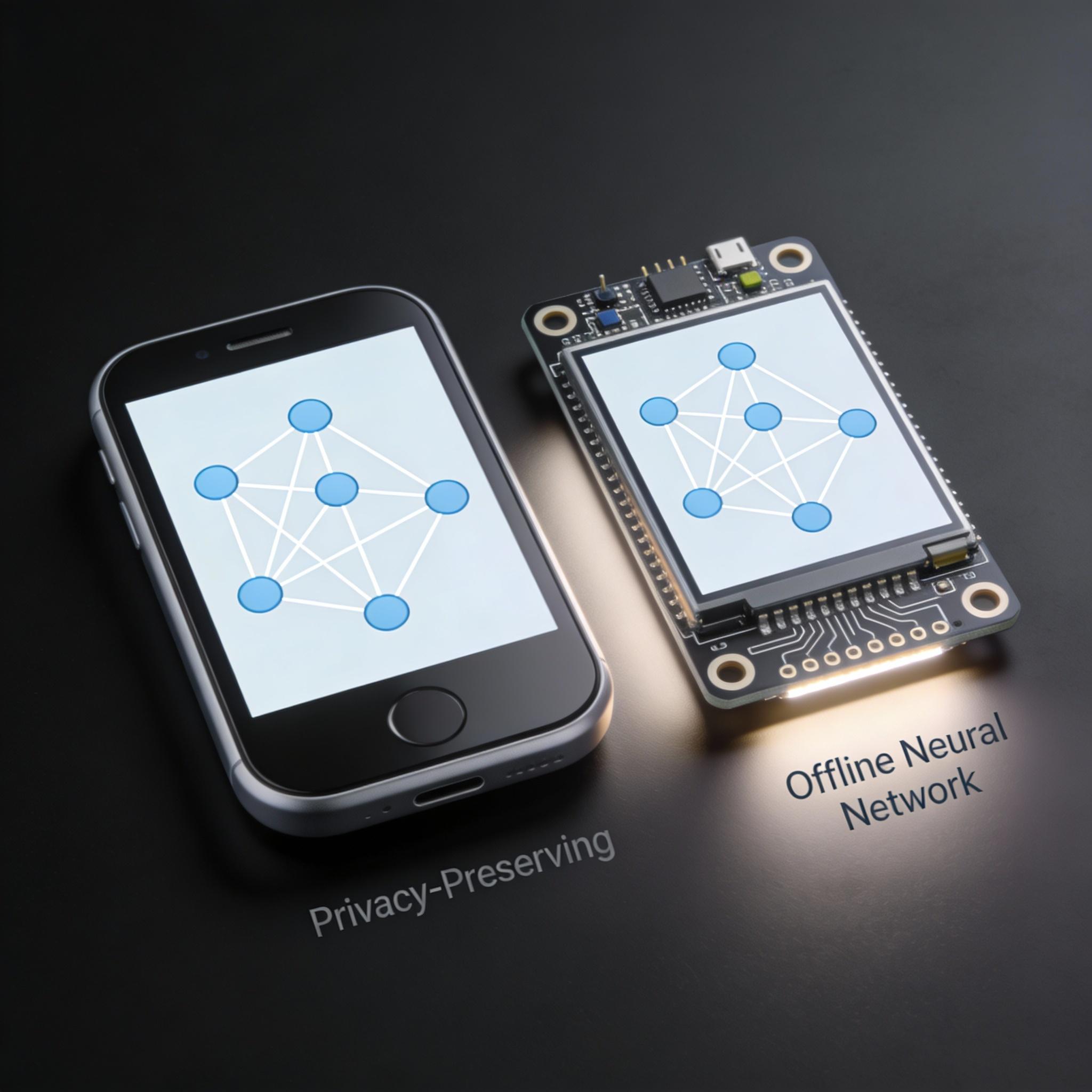 A simplified smartphone and microcontroller pipeline running tiny LLMs locally
