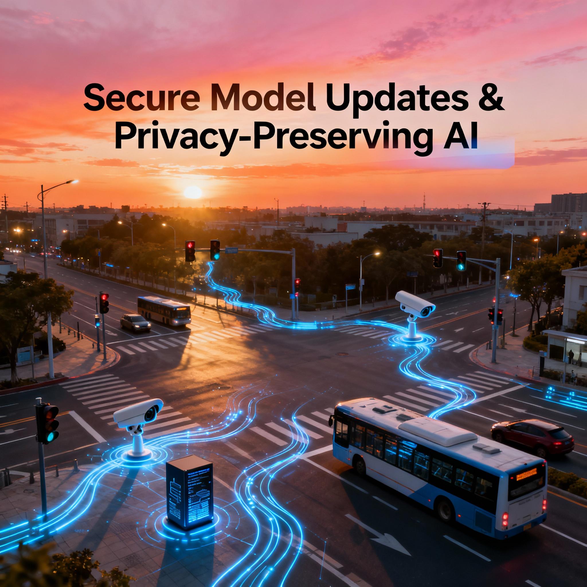 Smart city intersection with connected vehicles and edge devices optimizing traffic