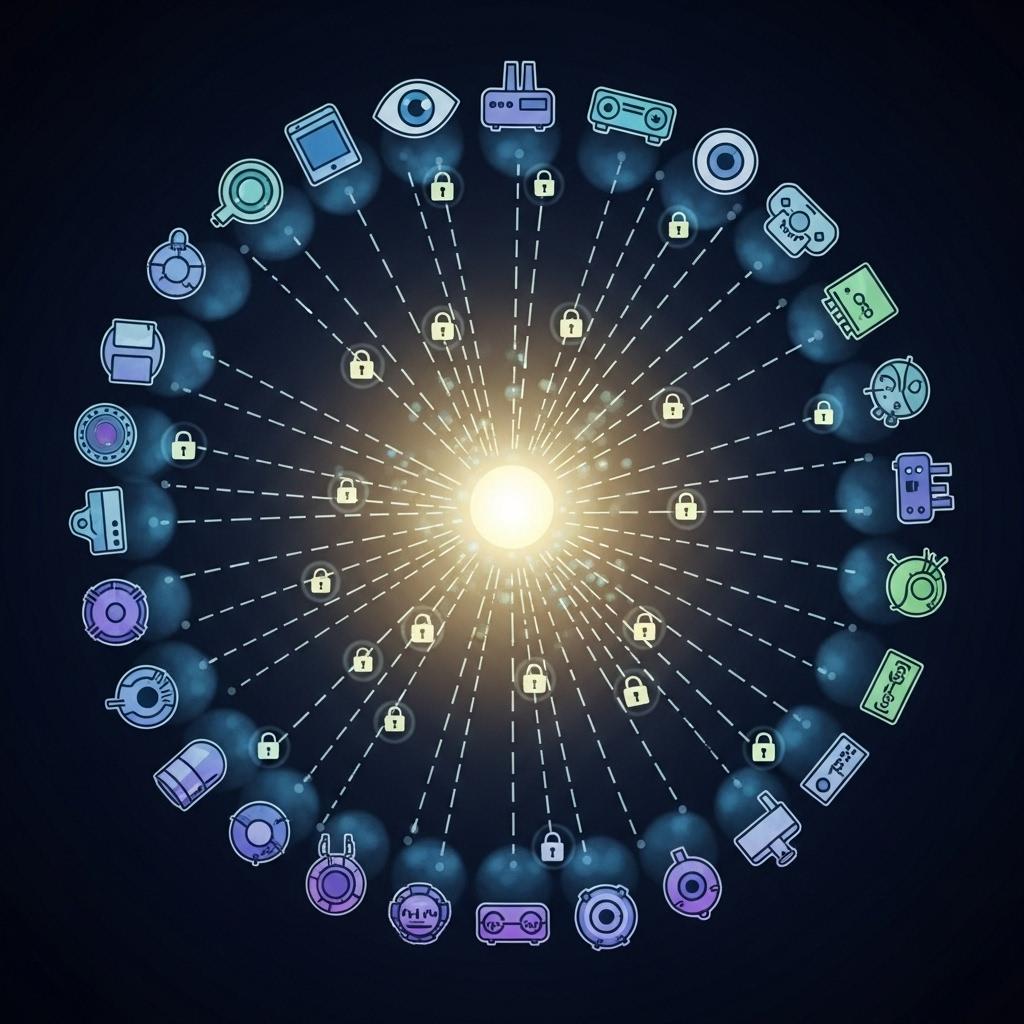 Edge devices exchanging model updates without sharing raw data