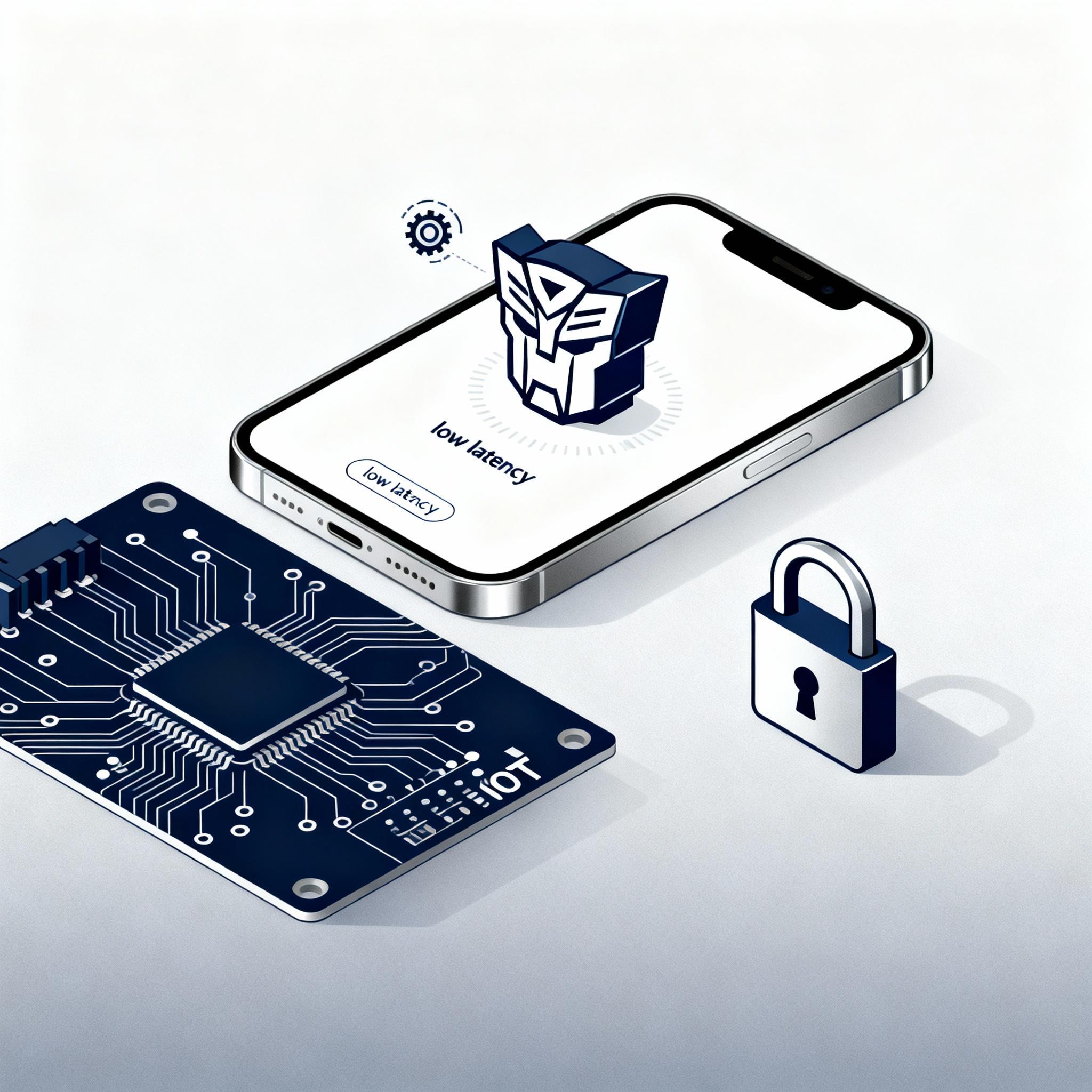 Small transformer model running on an IoT board