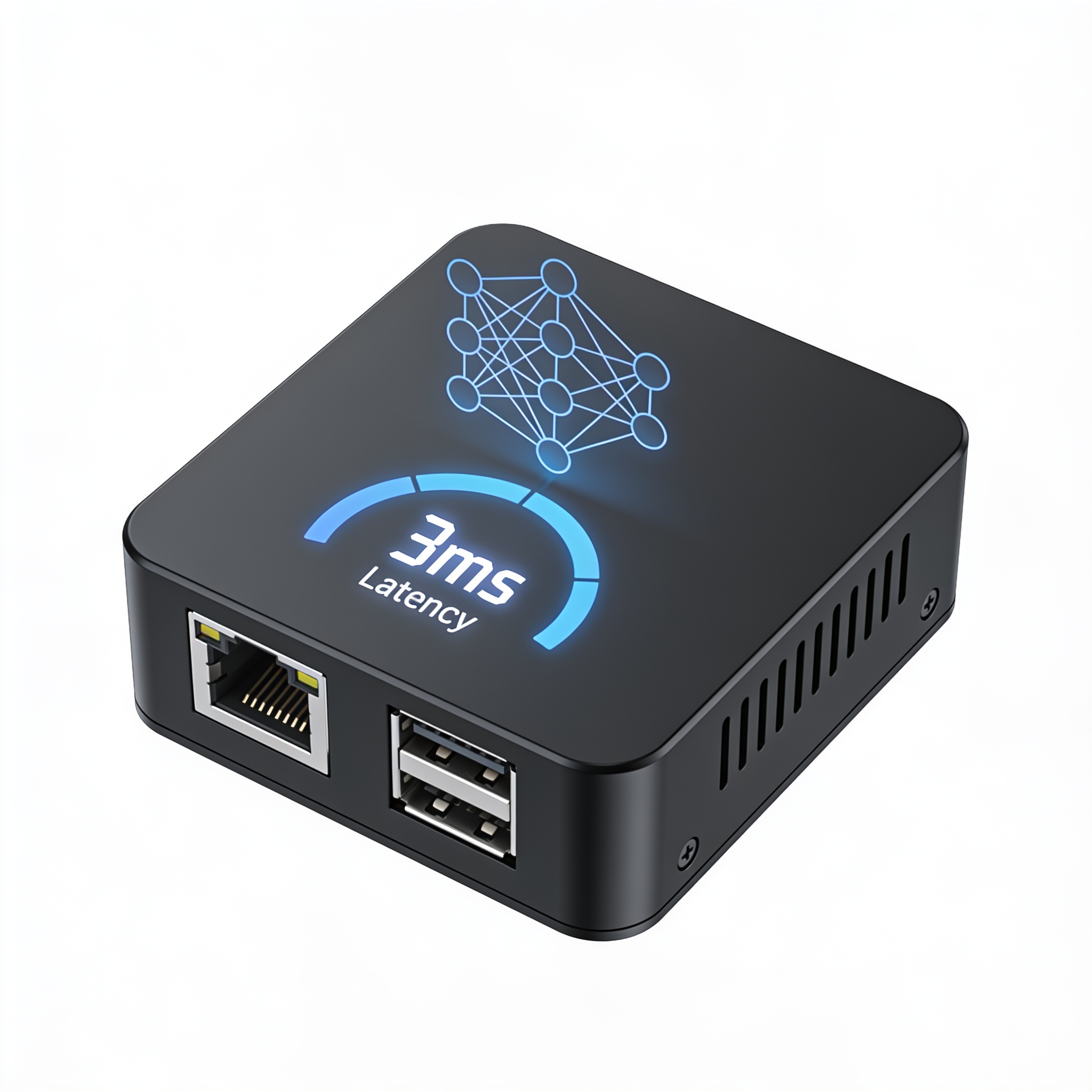 A small language model running on an IoT device with performance graphs
