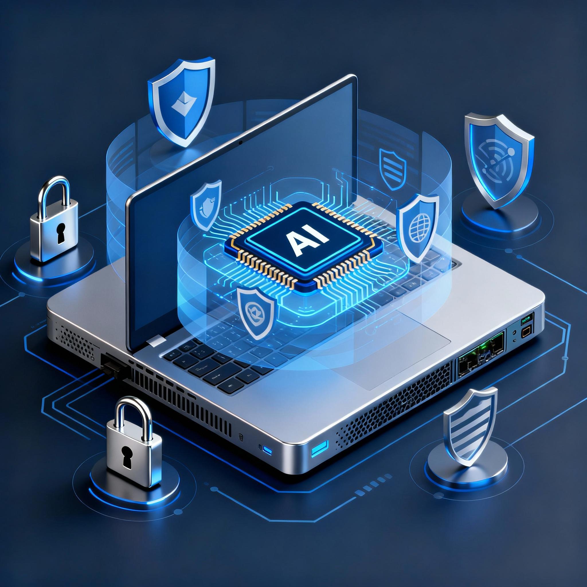 Layered security protecting AI prompts with locks and local device chip