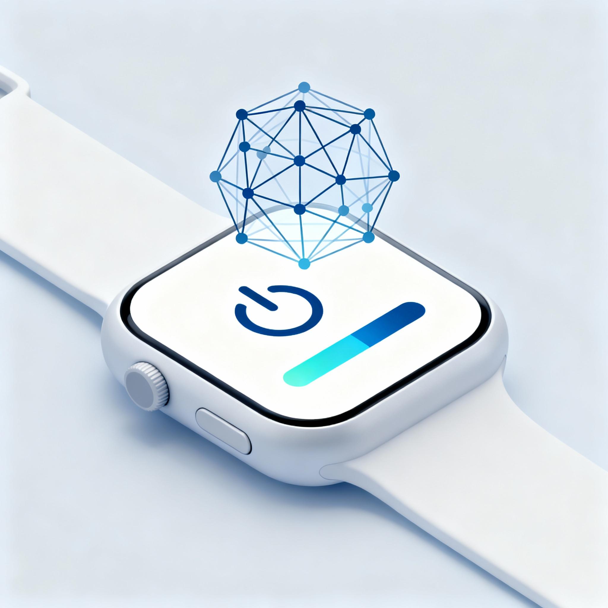 A wearable device with tiny AI visualization